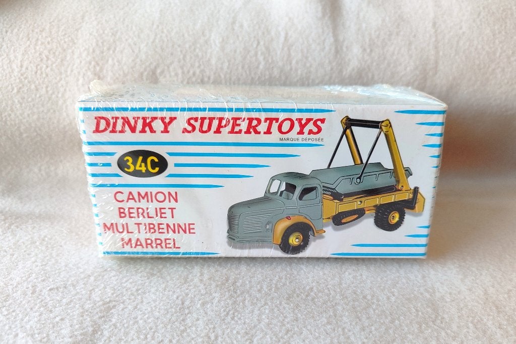 Dinky Atlas _ Berliet Multibenne Marrel _ ref. 34C _proto 57, Enlèvement ou Envoi, Neuf, Bus ou Camion, Dinky Toys