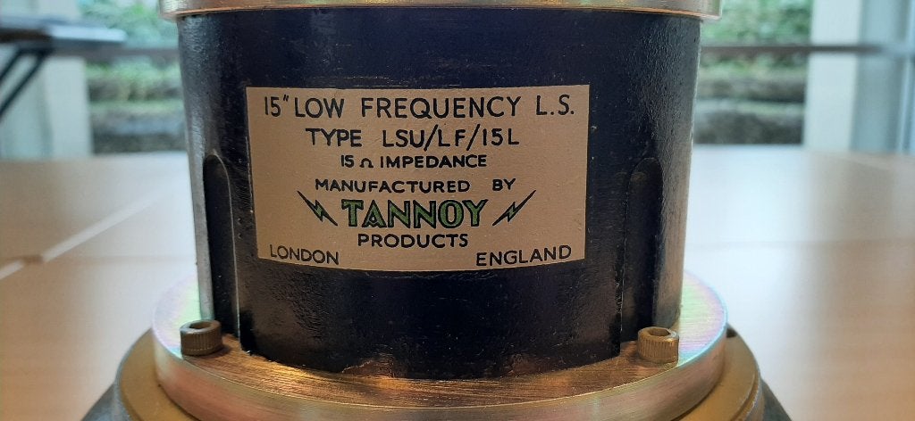 TANNOY TYPE LSU / LF / / 15L woofer (une paire) vintage, Enlèvement ou Envoi