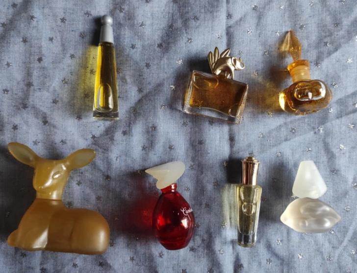 7 mini parfums eau de toilette cologne parfum Avon Salvador, Ophalen, Gebruikt, Miniatuur