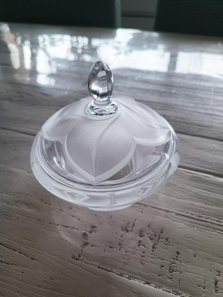 J.g Durand kristallen bonbon pot of suikerpot uit Frankrijk, Antiek en Kunst, Ophalen