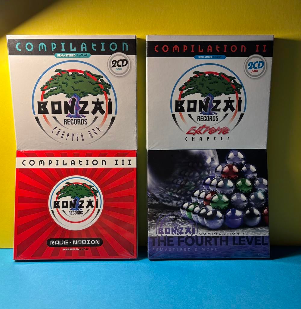 Bonzai records - compilation I - II - III - IV nieuw, Enlèvement, Neuf, dans son emballage