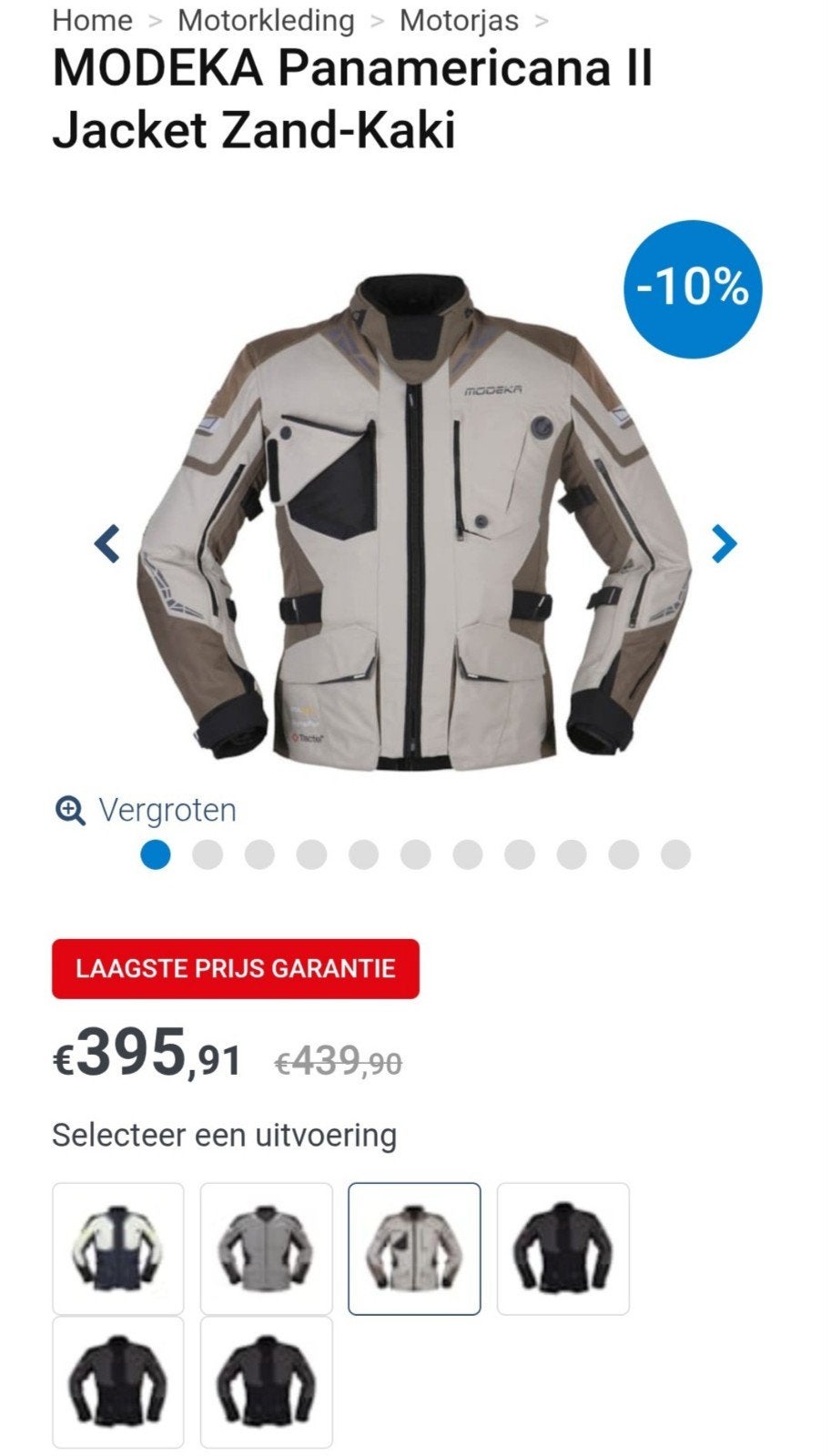 Modeka Panamericana 2 sable kaki XL, Enlèvement ou Envoi