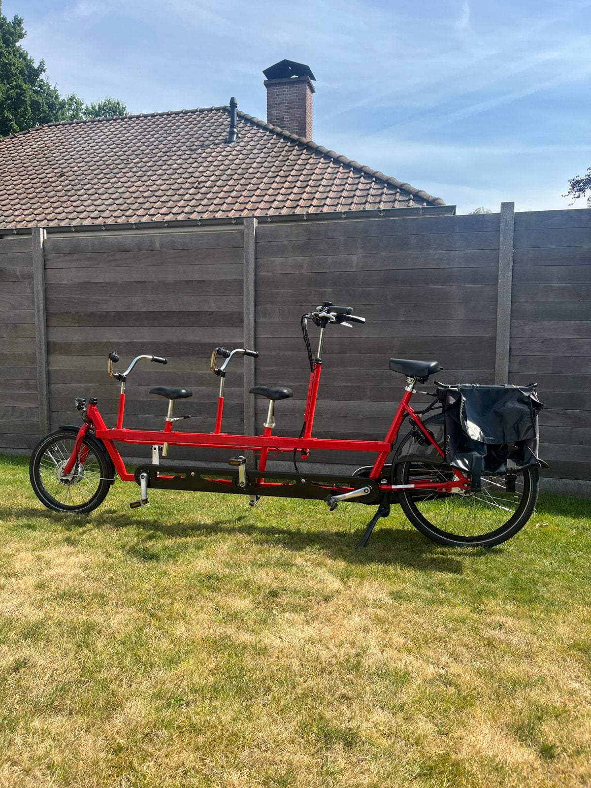 Ouderkindtandem - Onderwaterfiets XL (electrisch), Vélos & Vélomoteurs, Vélos | Tandems, Enlèvement, Utilisé, Moins de 10 vitesses
