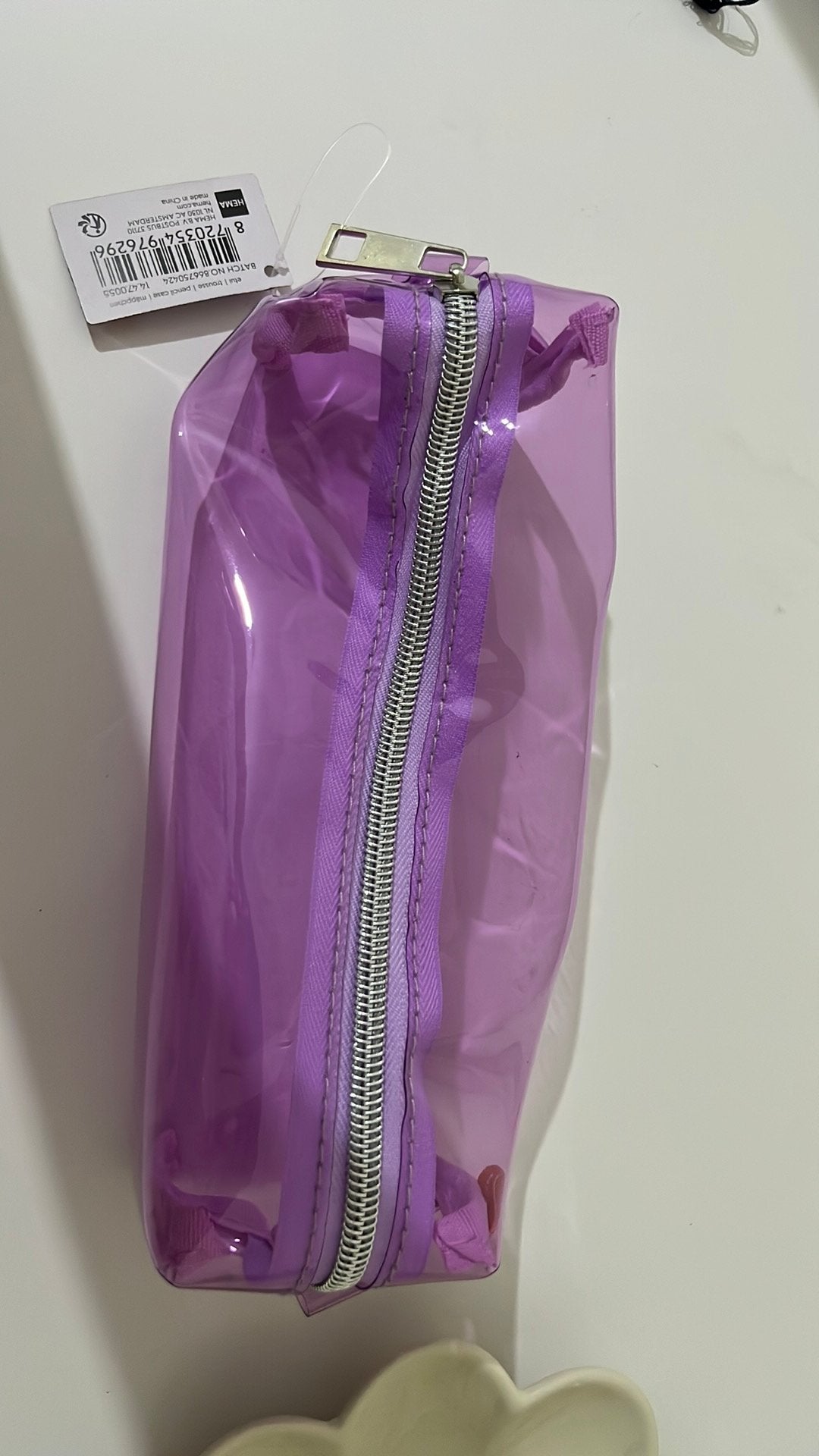 Etui paars, Bijoux, Sacs & Beauté, Trousses de toilette, Enlèvement, Neuf, Violet, Garçon ou Fille
