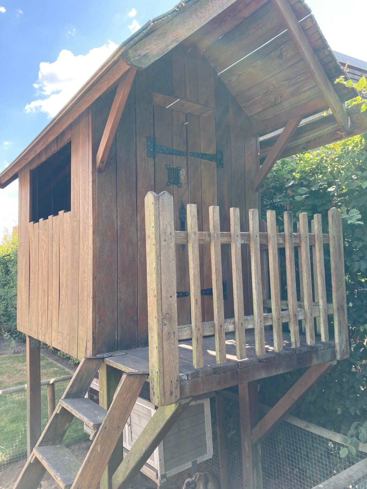 Speelhuis/boomhut, Ophalen, Gebruikt, Hout