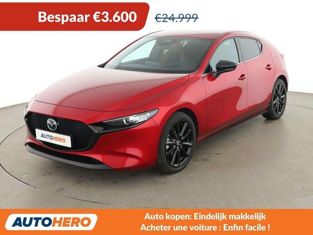 Mazda 3 2.5 e-Skyactiv-G Mild-Hybrid Nagisa, Rouge, Achat, Alcantara, 5 portes