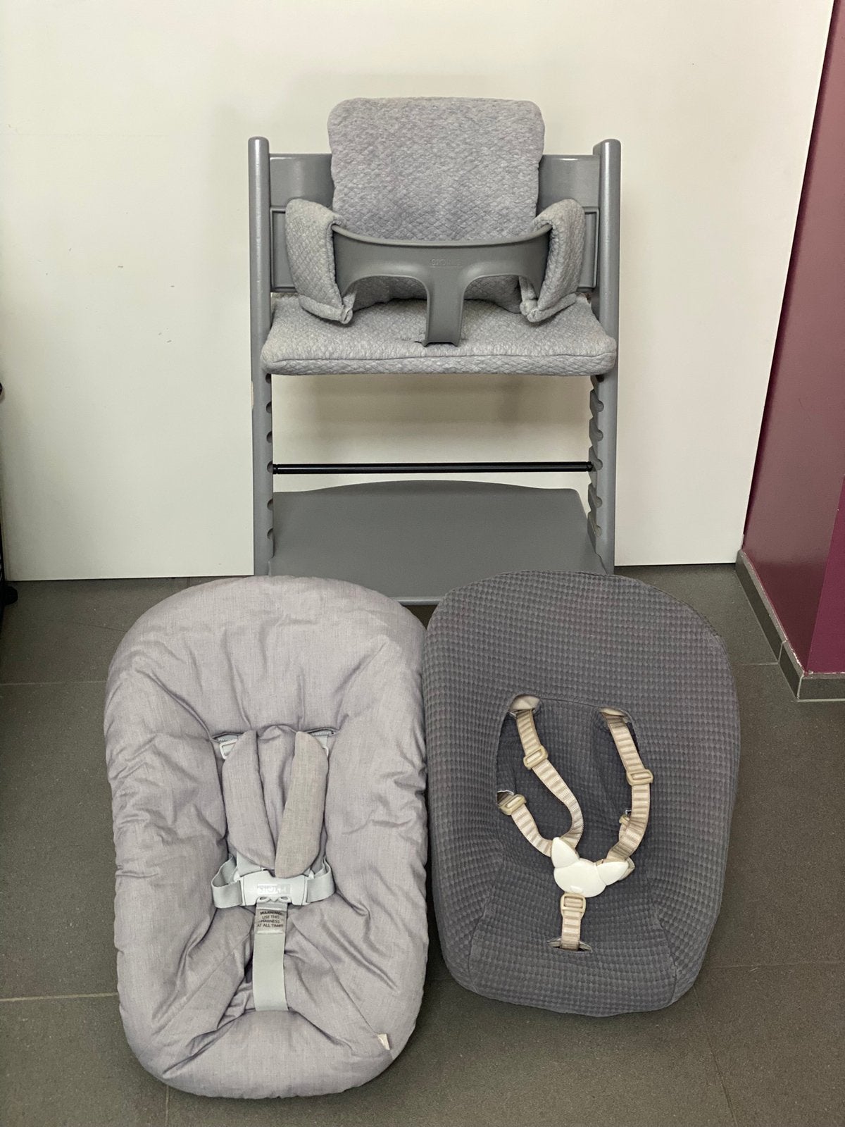 Triptrap set grijs mooie staat incl accessoires, Ophalen, Zo goed als nieuw