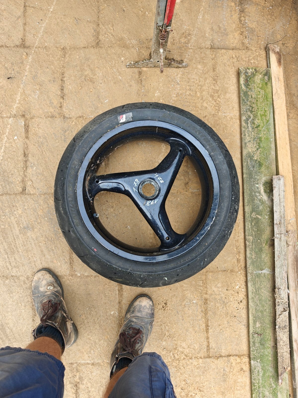 velg achter Ducati 748/916/996/998, Motoren, Ophalen, Gebruikt