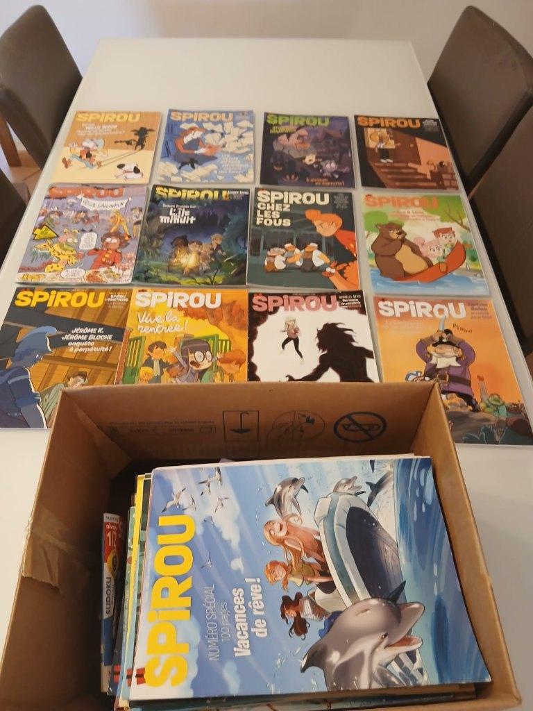 Set van meer dan 60 stripboeken „Spirou”, Boeken, Stripverhalen, Gelezen, Meerdere stripboeken, Ophalen of Verzenden