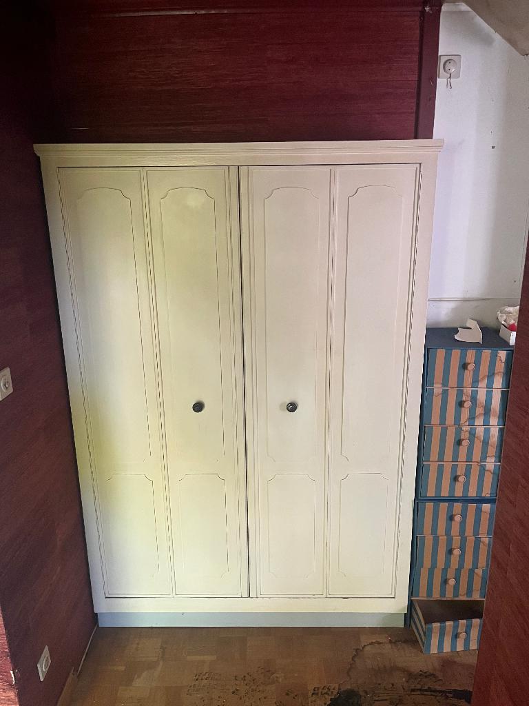 Kleerkast vintage, Ophalen, Gebruikt, Kast, 105 cm of meer