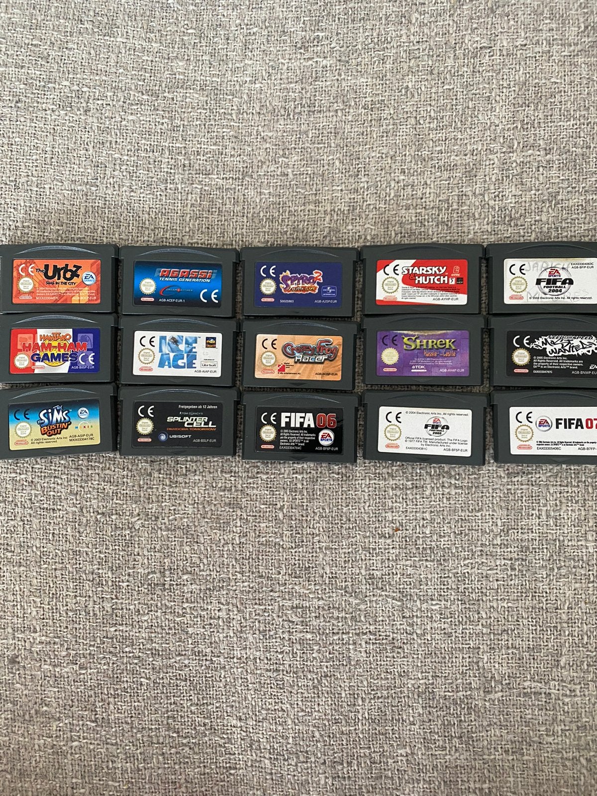 15 spelletjes gameboy advance, Games en Spelcomputers, Ophalen of Verzenden, Zo goed als nieuw