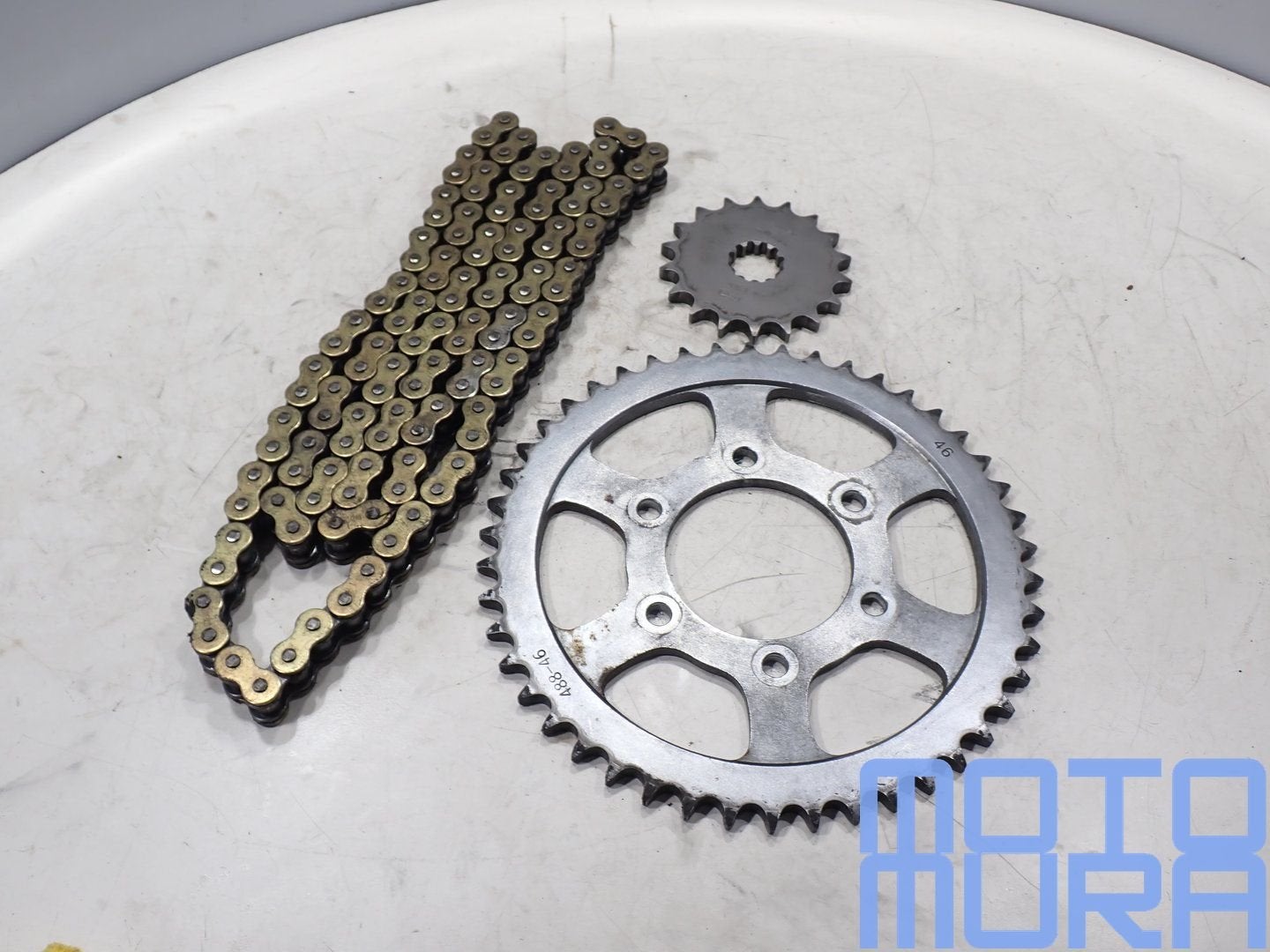 Kawasaki ZX12R 2002 - 2006 : kit de chaîne, pignon et roues, Motos, -, Utilisé, -, -