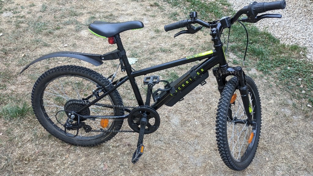 Vtt enfant 20" expl 500 noir 6-9 ans, Frein sur jante, Enlèvement, Rockrider, Comme neuf