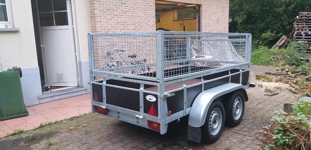 Aanhangwagen met loofreek te huur/256X128, Ophalen of Verzenden
