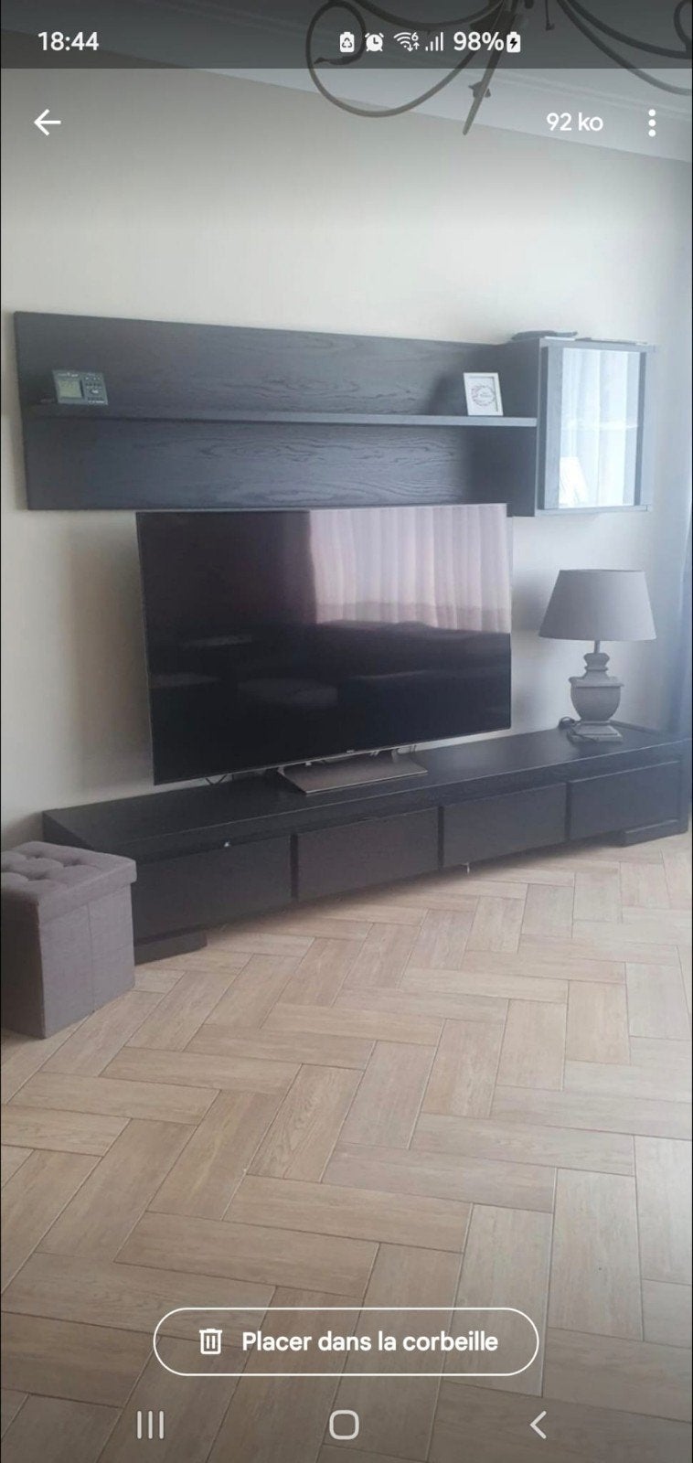 meuble belge quba wenge en chene massif., 25 à 50 cm, 200 cm ou plus, Moins de 100 cm, Enlèvement