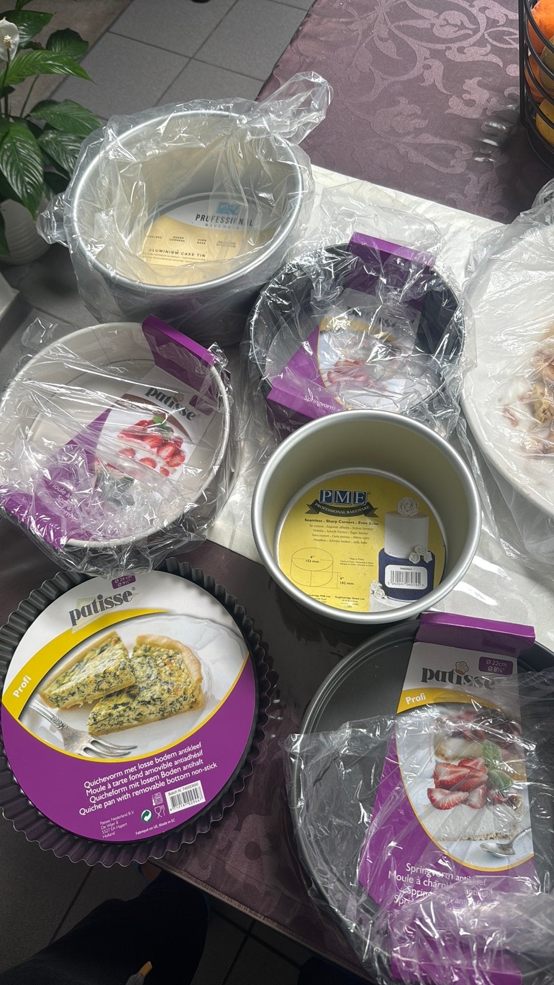 Set patisse en pme bakvormen, Ophalen, Nieuw