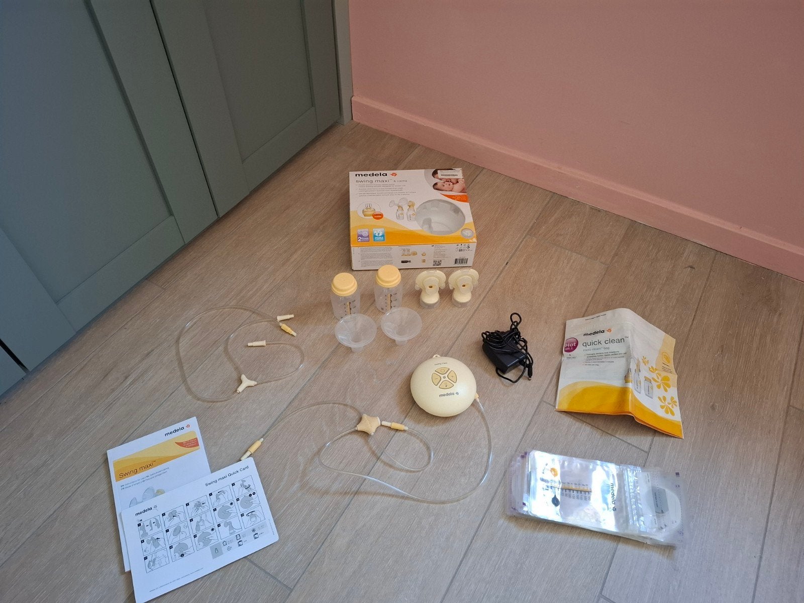 Medela swing maxi kolf, Ophalen
