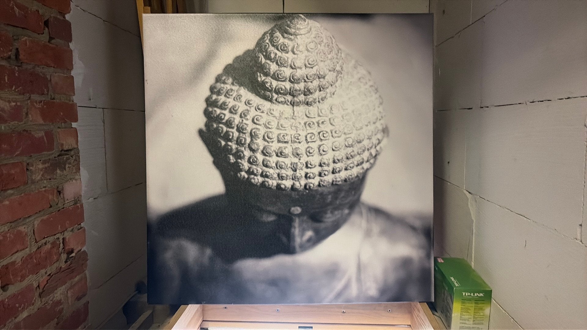Budda / buddah outdoor kader 80/80 cm, Ophalen