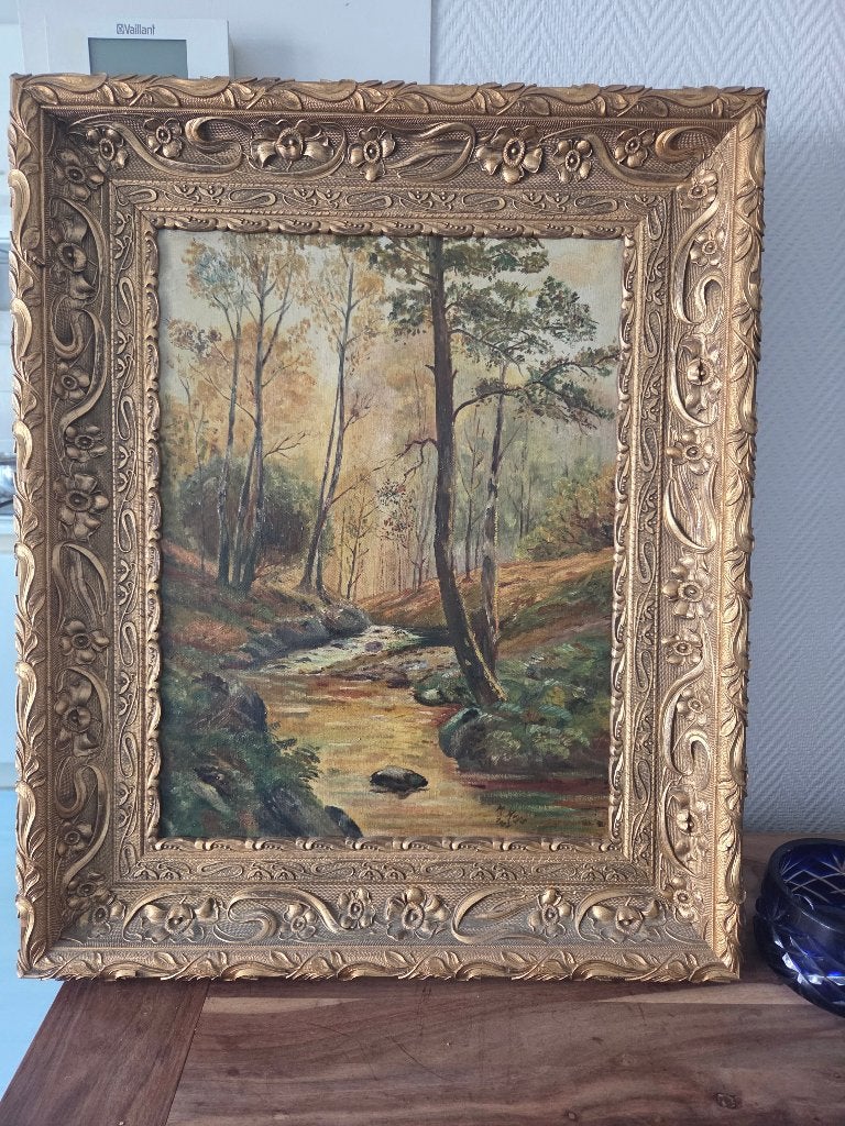 Schildsrij van M Huys, Antiek en Kunst, Kunst | Etsen en Gravures, Landschap, Ophalen