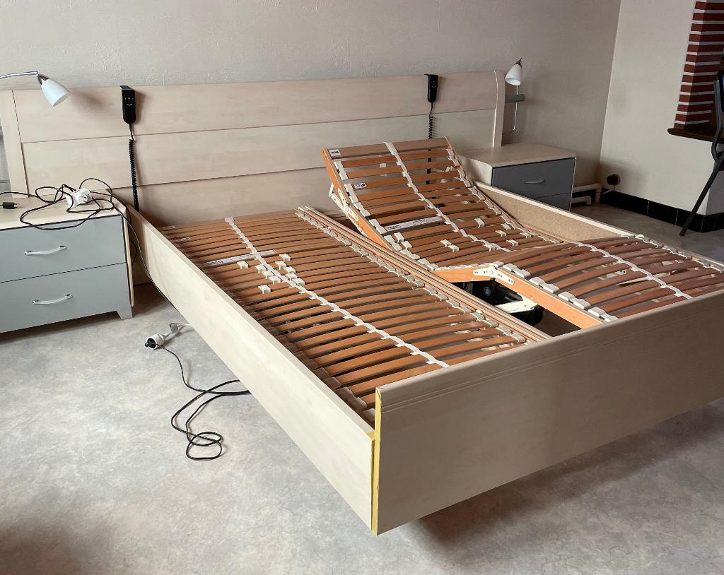 Bed 2 personen, Autres dimensions, 210 cm, Enlèvement, Utilisé