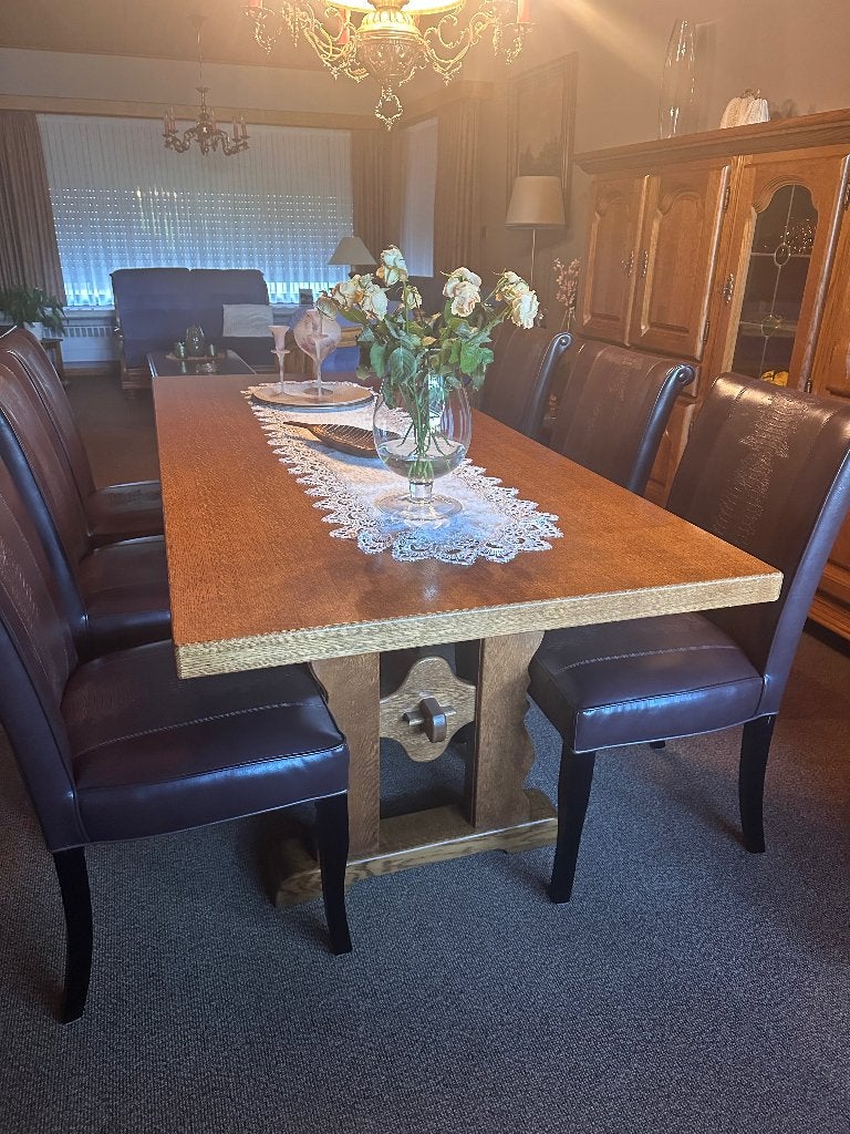 Eettafel hout, Ophalen, Zo goed als nieuw, 150 tot 200 cm, 50 tot 100 cm