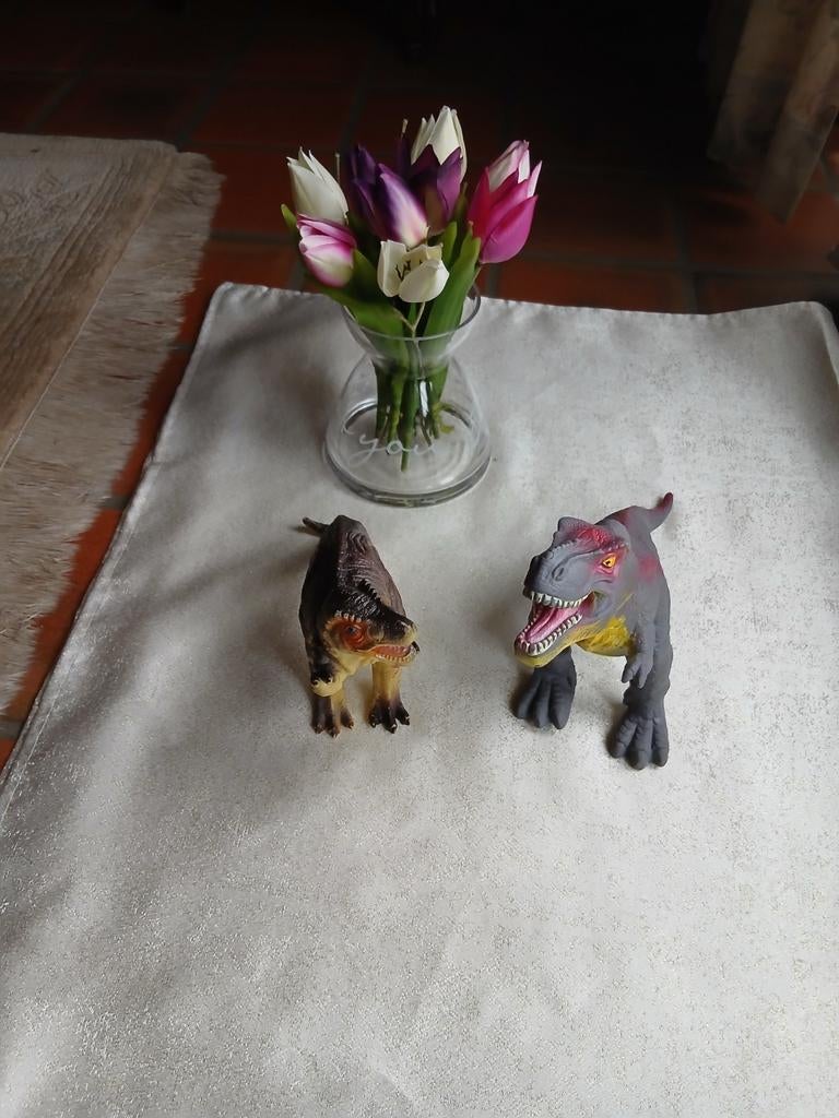 Dinosaurus speelgoed figuren – mooie staat – set van 2, Ophalen of Verzenden