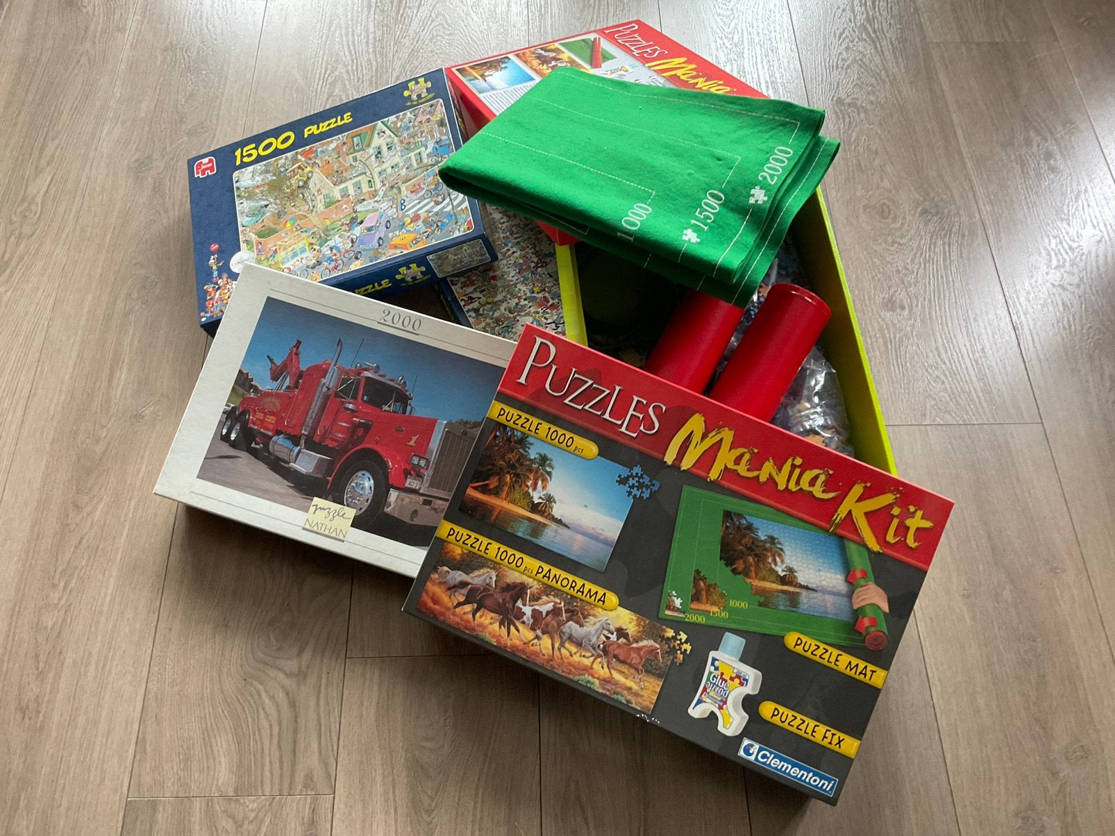 Puzzels, Kinderen en Baby's, Speelgoed | Overig, Ophalen, Gebruikt