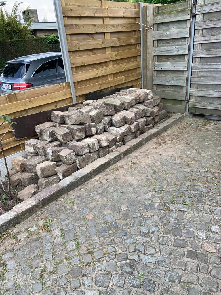 GRATIS grote kasseien, Tuin en Terras, Tegels en Klinkers, Ophalen, Zo goed als nieuw