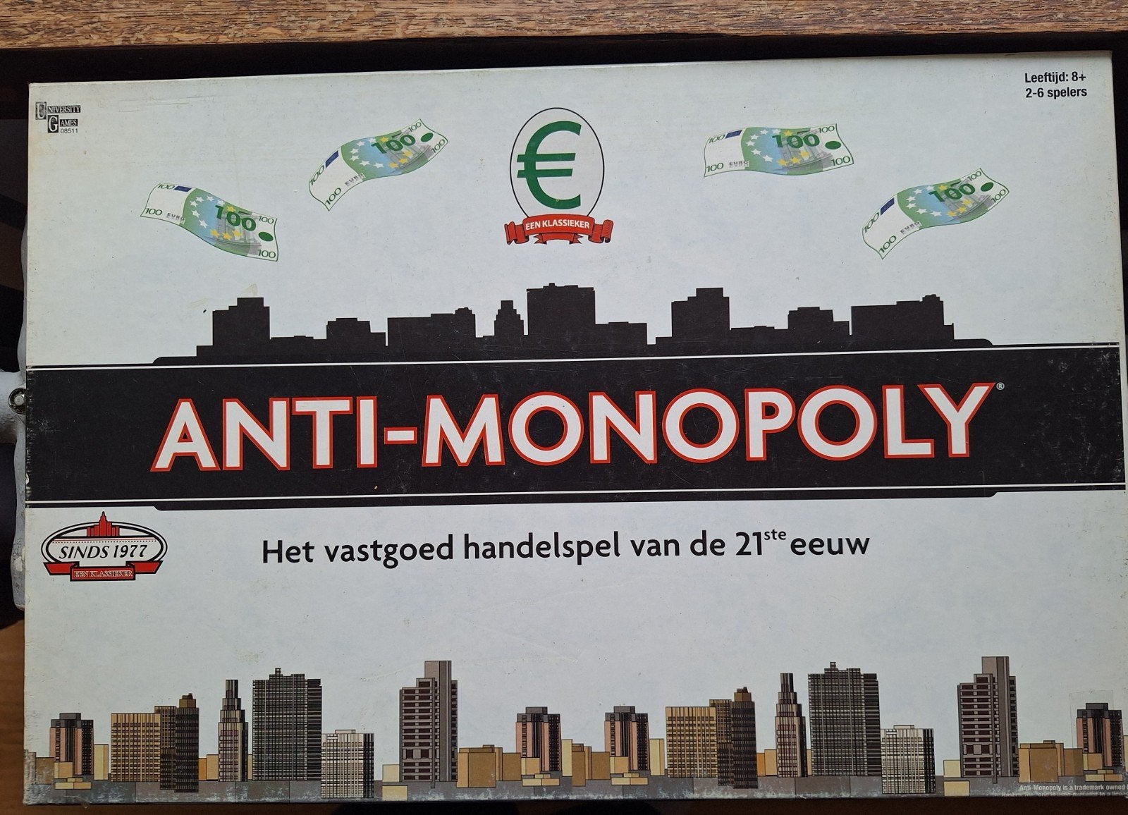 Jeu de société anti-monopole, 1 ou 2 joueurs, Enlèvement, Comme neuf, University Games