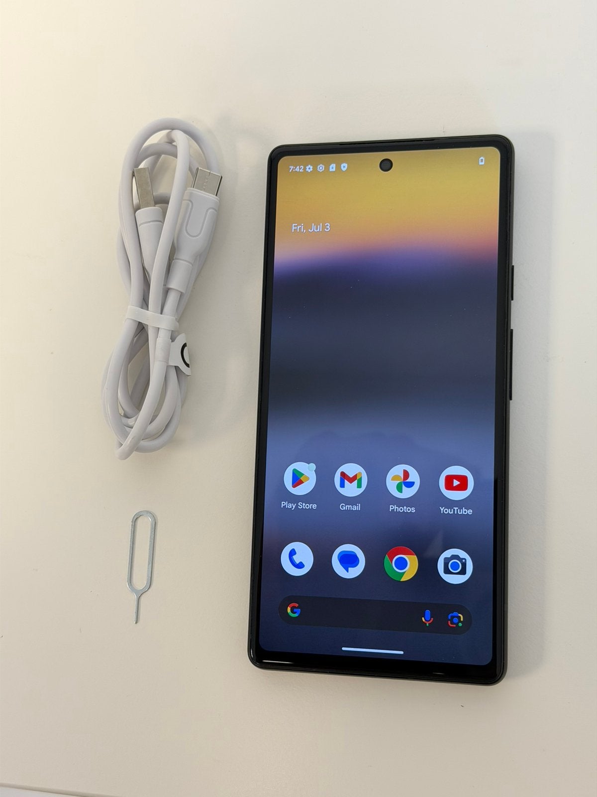Google Pixel 6a 128Go noir reconditionné nouveau câble USB-C, Télécoms, Téléphonie mobile | Marques Autre, Enlèvement ou Envoi