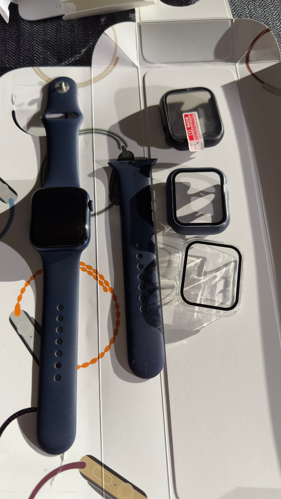 Apple Watch Series 6 44mm, Ophalen, Zo goed als nieuw, Blauw