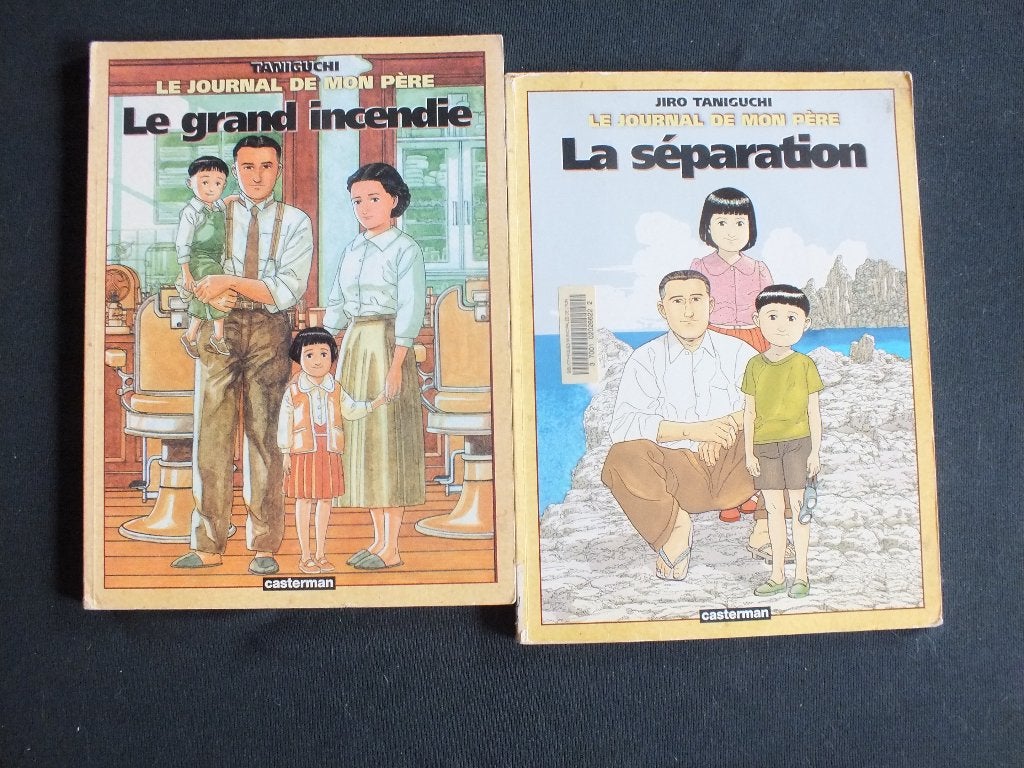 JOURNAL DE MON PERE (2 ALBUMS EO). EDITIONS CASTERMAN, Boeken, Gelezen, Complete serie of reeks, TANIGUCHI, Ophalen of Verzenden
