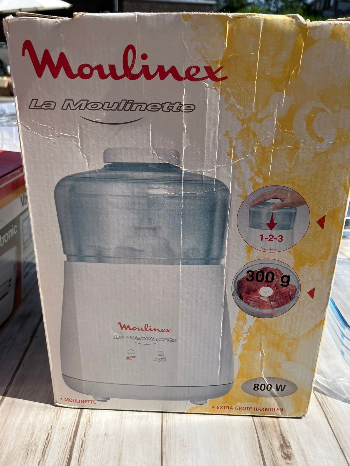 Moulinex hakmolen, Elektronische apparatuur, Keukenmixers, Ophalen, Gebruikt, Vaatwasserbestendig, 1 snelheid