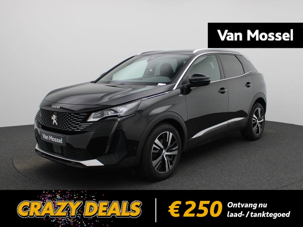 Peugeot 3008 1.2 PureTech 96kW S&S Auto GT, Auto's, Peugeot, Stof, Gebruikt, Elektrische ramen, Zwart