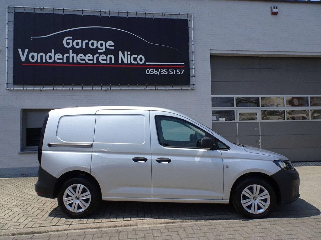 Volkswagen Caddy 1.5TSi 2pl. Lichte vracht AIRCO,PDC,SCHUIFD, Auto's, Stof, 4 cilinders, Volkswagen, Bedrijf