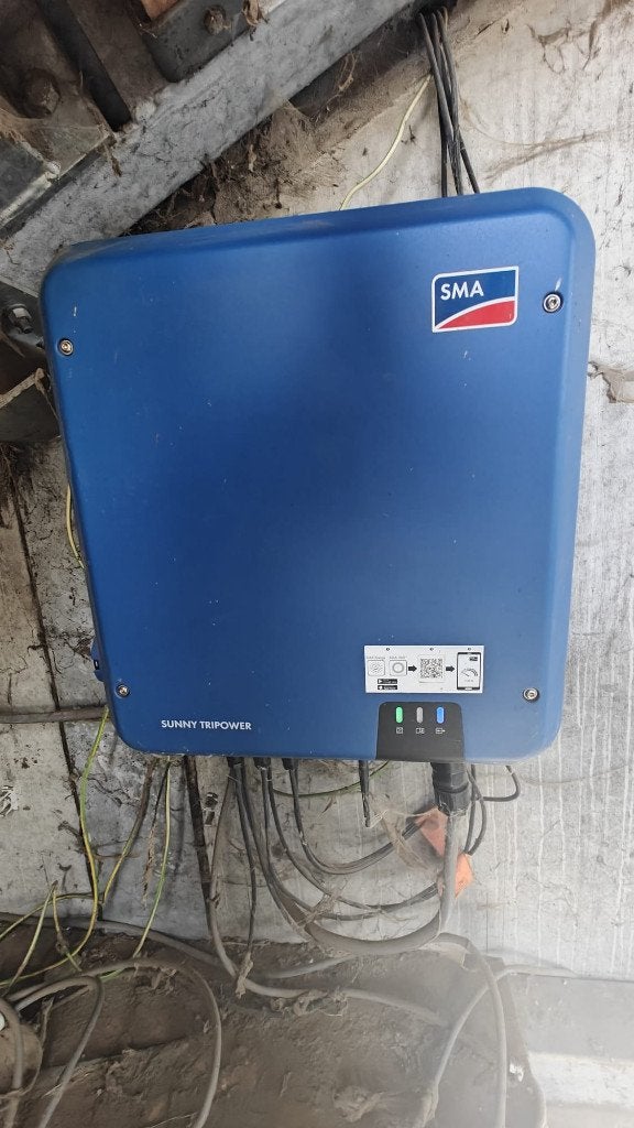 SMA Sunny Tripower 10.0 omvormer zonnepanelen, Ophalen of Verzenden, Zo goed als nieuw, 100 tot 200 wattpiek