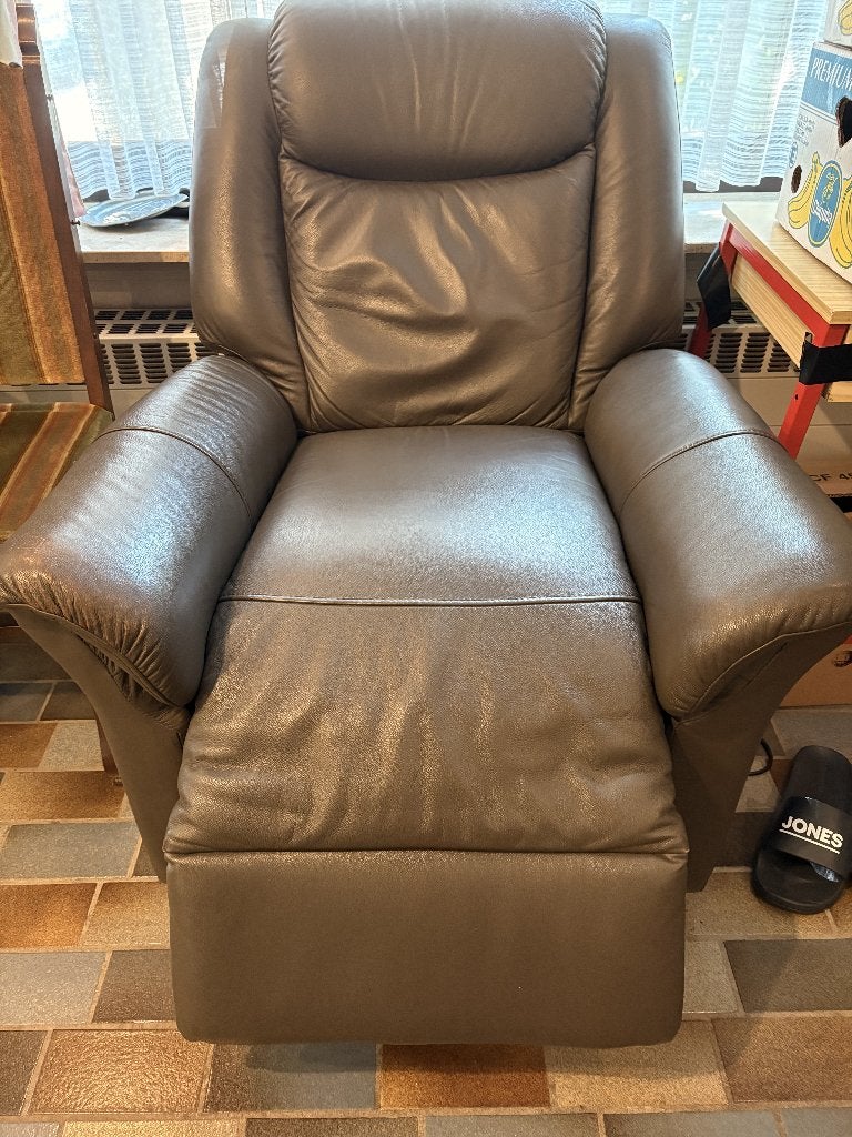 Elektrische relax zetel, Ophalen