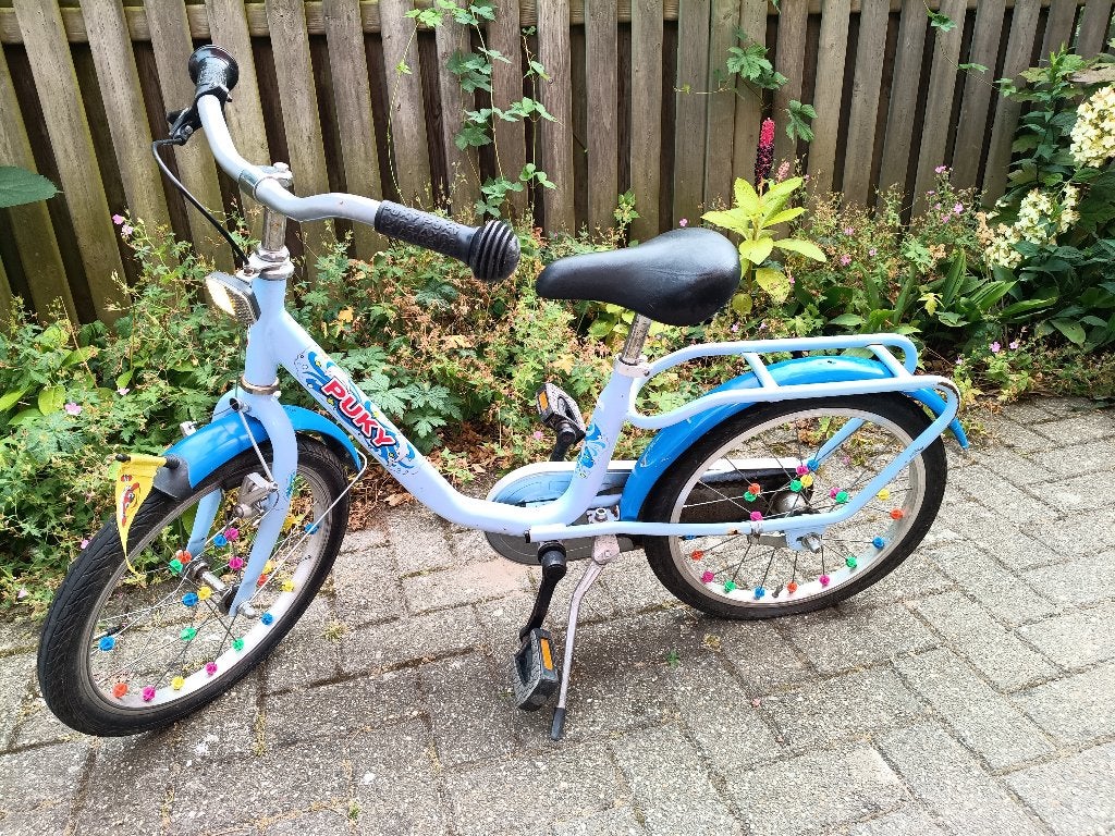 Meisjesfiets 18 inch, Fietsen en Brommers, Ophalen, Gebruikt, Terugtraprem, 18 inch