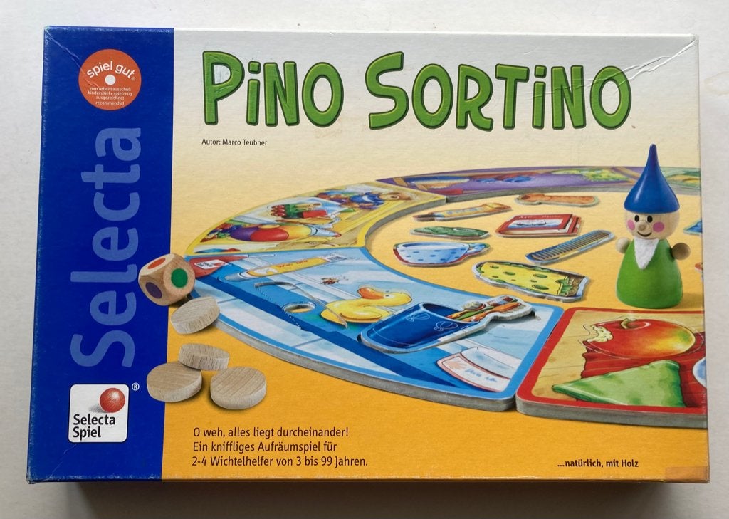 Selecta opbergspel: PINO SORTINO vanaf 3 jaar, Ophalen of Verzenden, Zo goed als nieuw