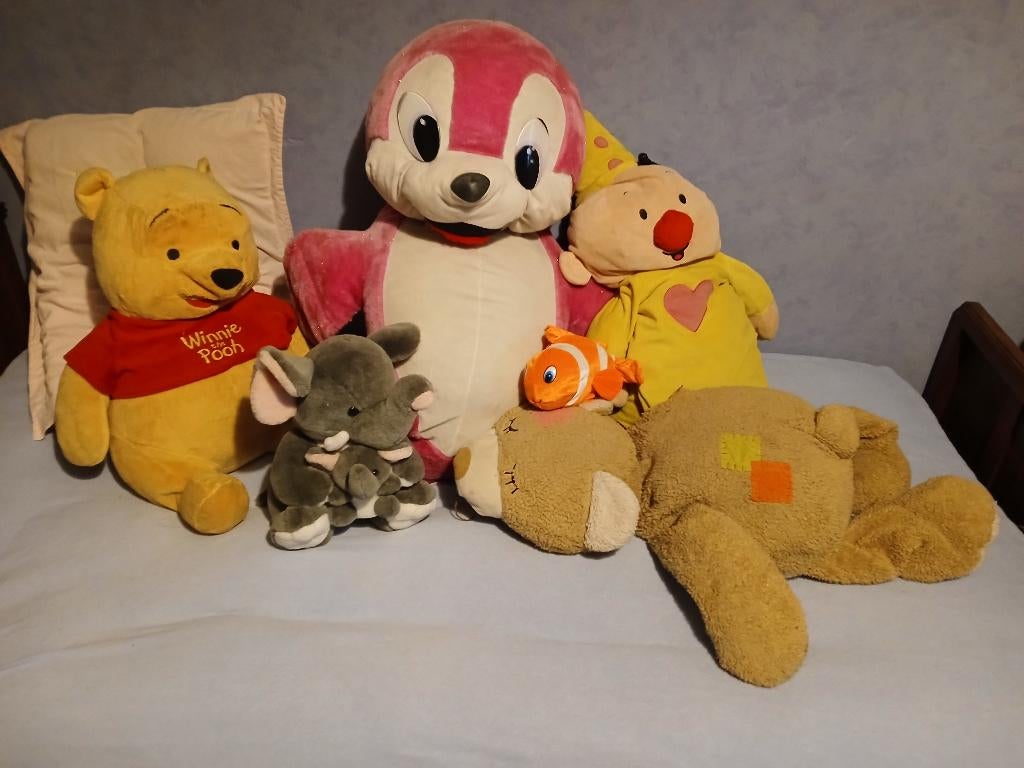 knuffels, Enfants & Bébés, Jouets | Peluches, Lavable, Overige karakters, Autres marques, Comme neuf