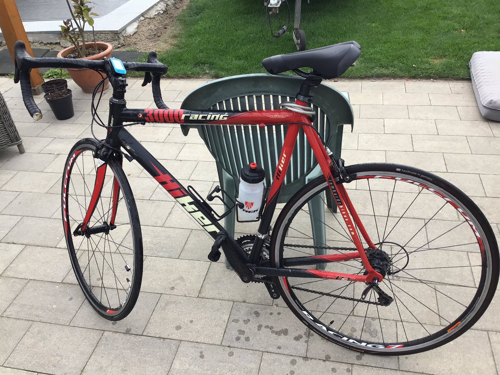 Koersfiets maat 58 inclusief rollen en kleding en schoenen, 57 tot 61 cm, Ophalen, Gebruikt, 15 tot 20 versnellingen