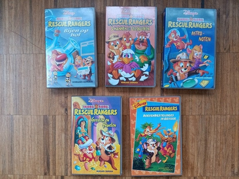 Rescue Rangers VHS/video's, Ophalen of Verzenden, Zo goed als nieuw