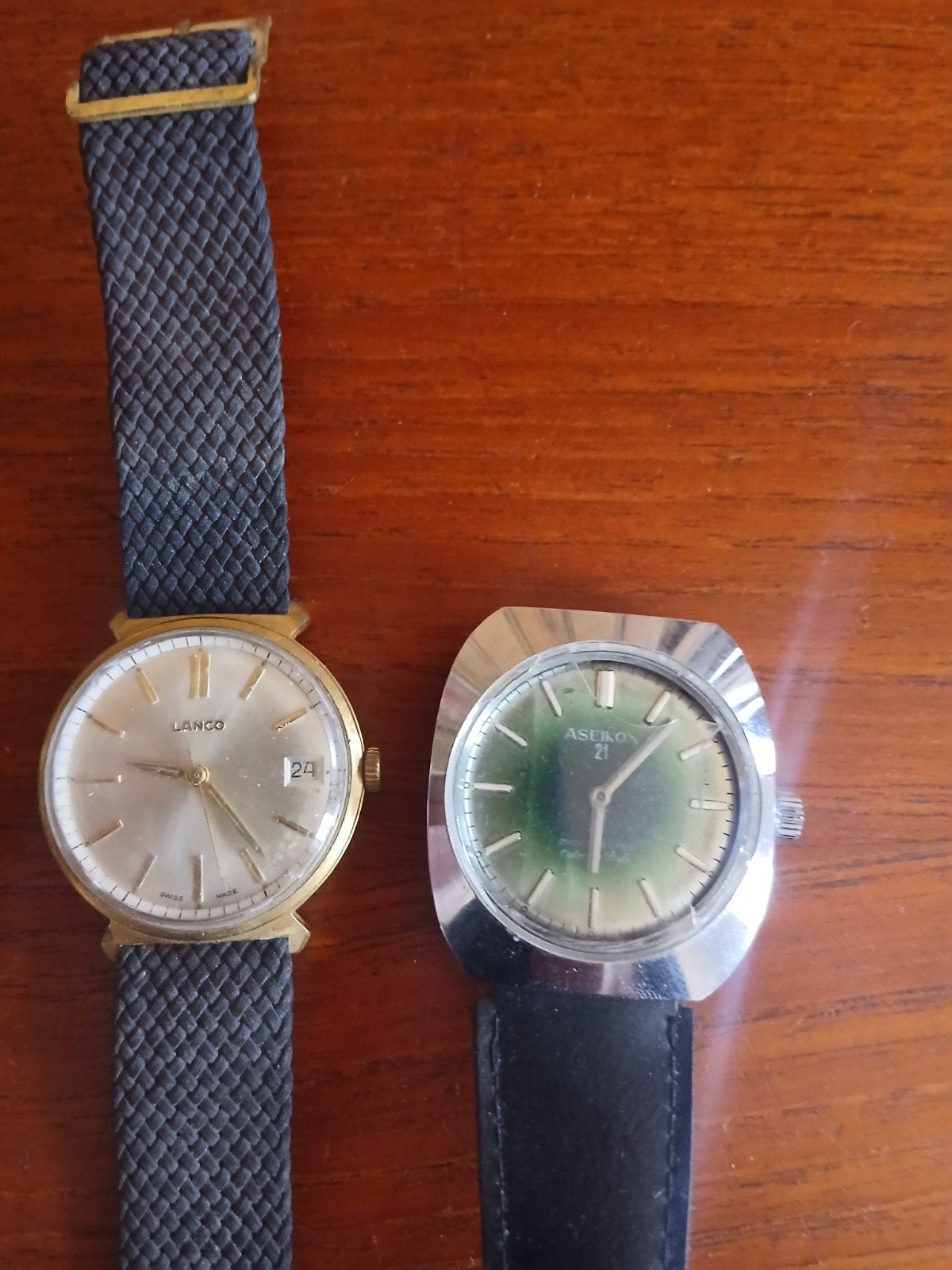 montres hommes, Ophalen