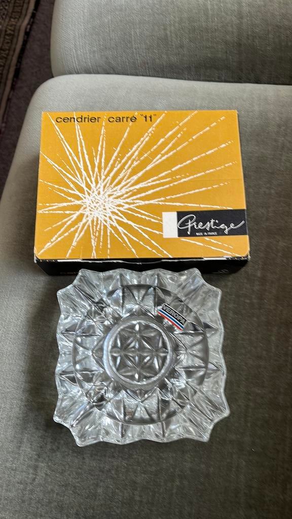 Asbak cendrier carre 11” - vintage asbak, Huis en Inrichting, Ophalen of Verzenden, Zo goed als nieuw