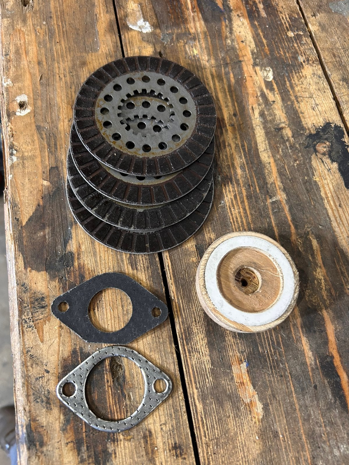 Beta rev 50 disques embrayage joints pot échappement outil, Enlèvement ou Envoi, Utilisé