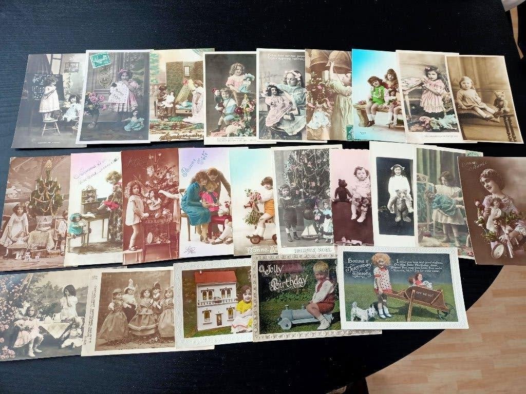 41 fantasie poppen/speelgoed, Verzamelen, Postkaarten | Themakaarten, Ophalen of Verzenden