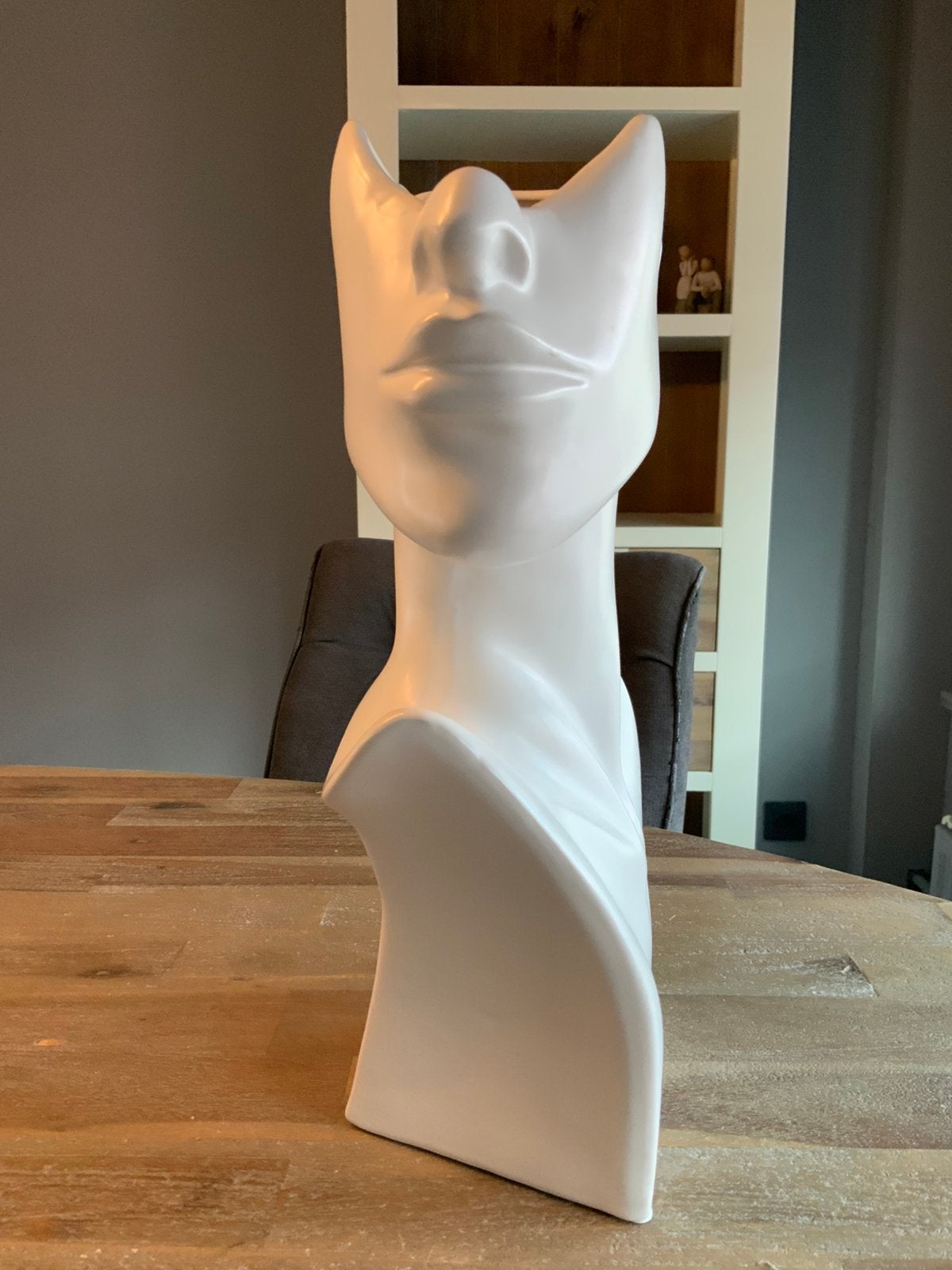 Vase et objet d'art Chiwin en céramique, Maison & Meubles, Enlèvement, Comme neuf, Blanc