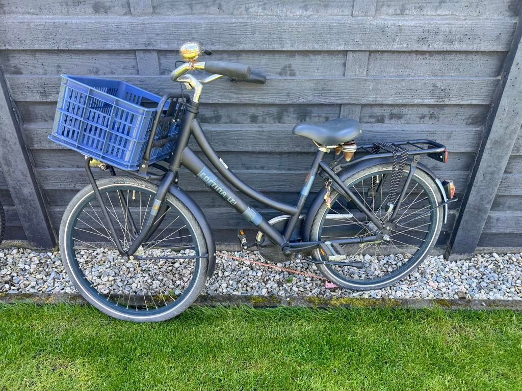 Cortina U4 meisjesfiets (24 inch) – met Basil krat, Fietsen en Brommers, Ophalen
