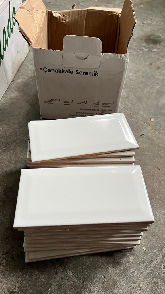 Carrelages metro blancs (15x5cm), Ophalen, Nieuw, Minder dan 20 cm, Minder dan 20 cm