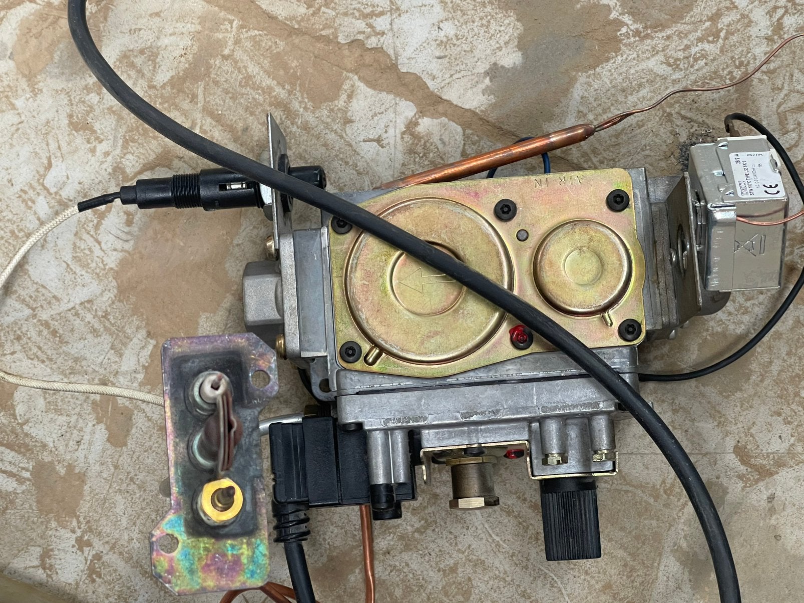Gasblok aardgas kompleet gasbrander, Doe-het-zelf en Bouw, Ophalen, Zo goed als nieuw